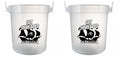 32 oz Plastic Rum Buckets with Custom Sticker