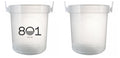 32 oz Plastic Rum Buckets with Custom Sticker