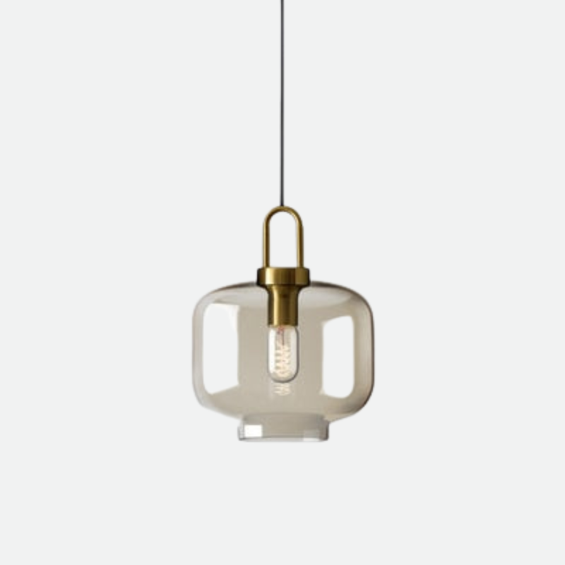 Cafe Sculpted Glass Pendant Light