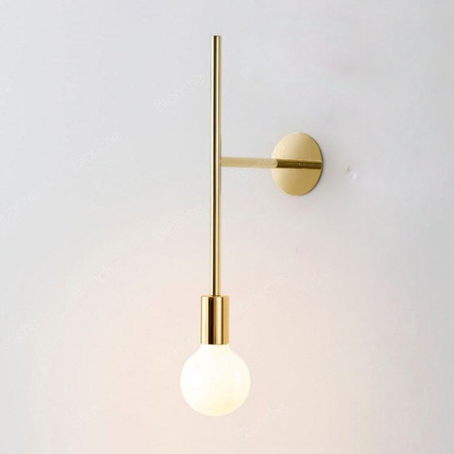 Dian Glass & Metal Wall Light