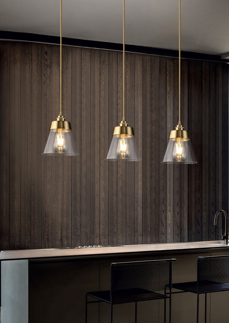 Symphony Glass & Brass Pendant Lights - Final Sale