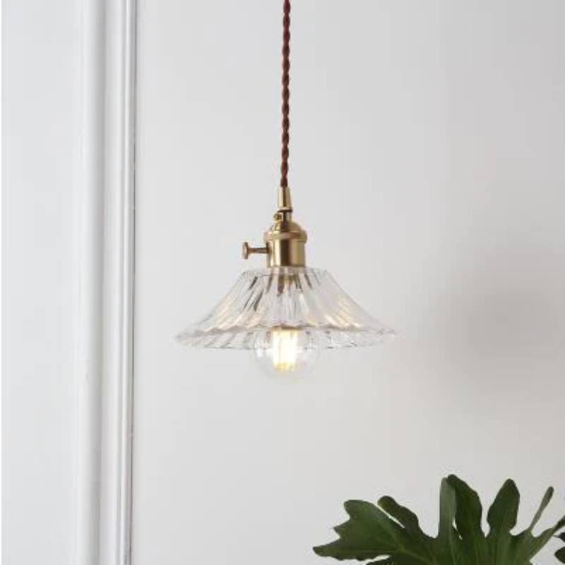 Vintage Petal Crystal Pendant Light Collection