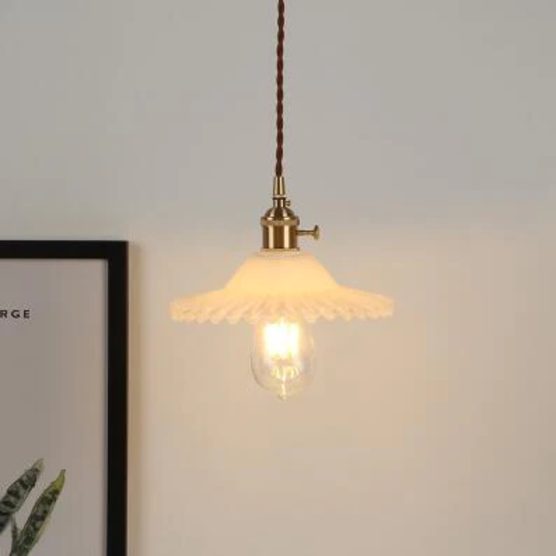Vintage Petal Crystal Pendant Light Collection
