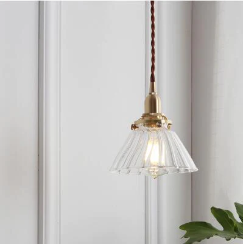 Vintage Petal Crystal Pendant Light Collection